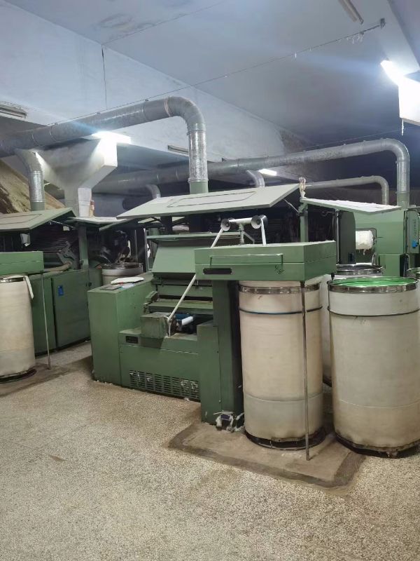 For sale: 40 sets of authentic green textile machines 231A carding machines and 20 sets of 201B carding machines