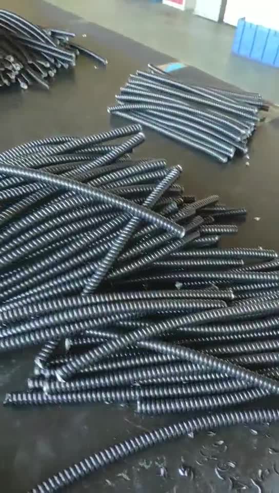 一洋五金包塑软管保护电线电缆蛇皮管内径10到100配套不锈钢直头