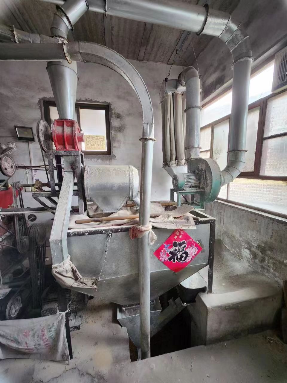 面粉厂处理小型磨粉机、清粮机
