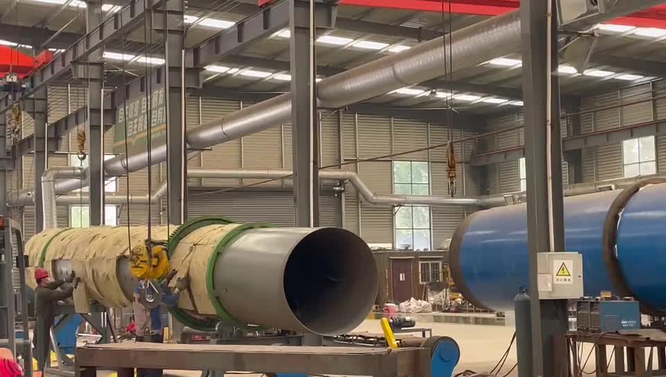 二手礦渣滾筒烘干機 沙子焦炭全自動烘干煤泥機械設備 傳導式加熱