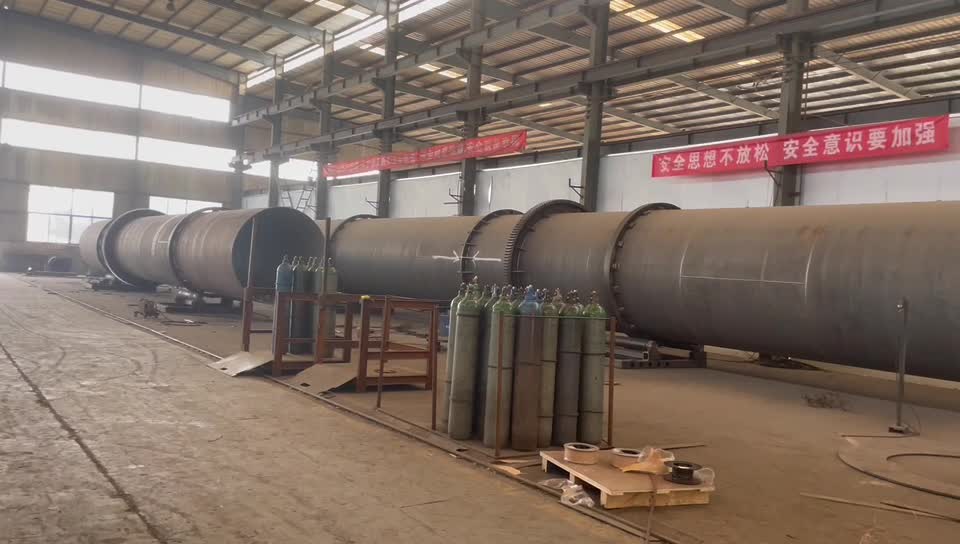 二手河沙滾筒烘干機 礦石煤泥內熱式烘干碳渣干燥設備 傳導式加熱