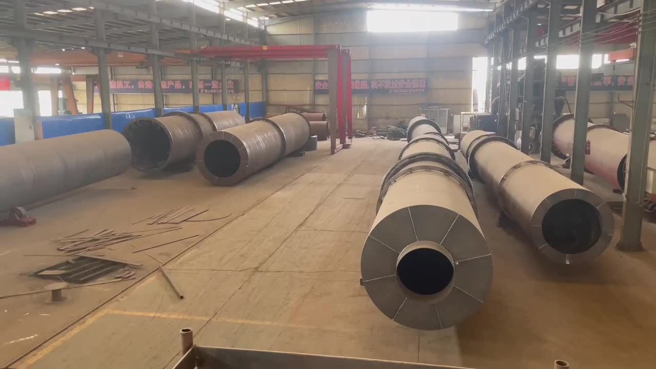 二手河沙滾筒烘干機 碳渣礦粉全自動烘干機械設備 支持定制加工