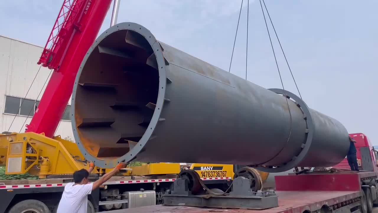 二手滾筒烘干機 木屑鋸末有機肥生產線 規格可選