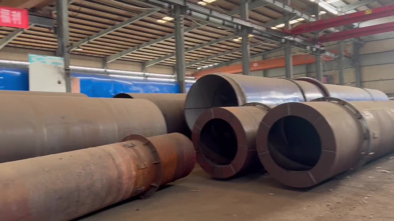 二手沙子滚筒烘干机 焦炭污泥内热式烘干矿渣干燥设备 传导式加热