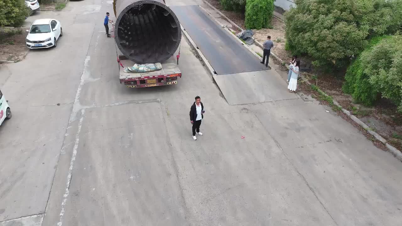 二手鋸末滾筒烘干機 木屑刮板回轉式烘干秸稈干燥設備 傳導式加熱